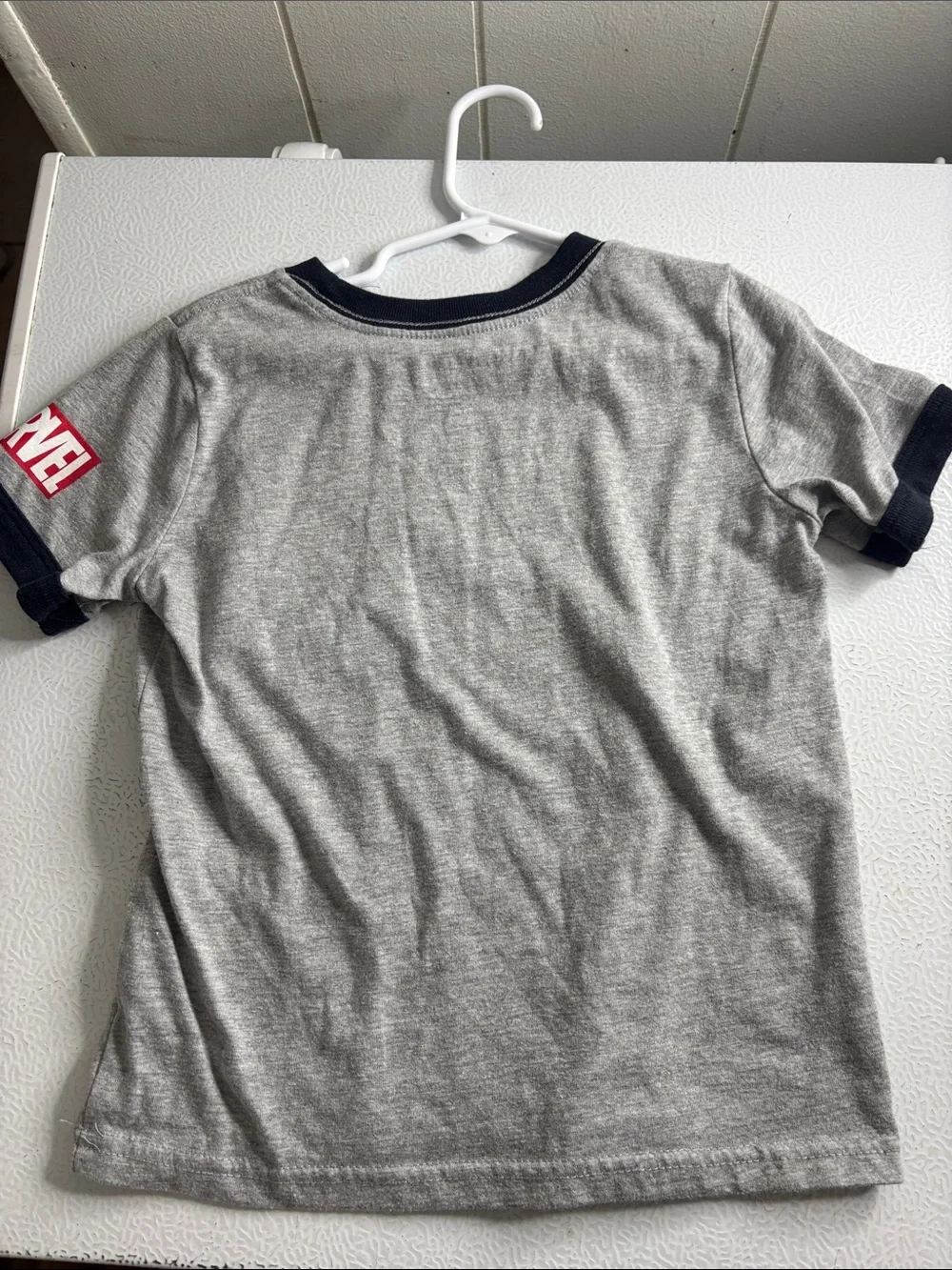 474 - Marvel Grey & Dark Charcoal Avengers Tee and Joggers Set